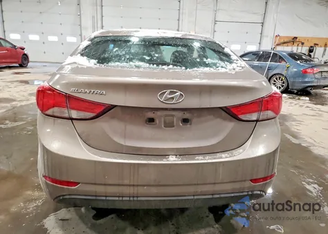 2016 Hyundai Elantra Se from USA, damaged, VIN 5NPDH4AE0GH734694